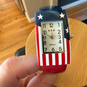 Geneva Stars and Stripes Watch